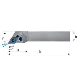 Klemmhalter PDJNL 16x16-11 mit IK für WSP DN..1104.. 93° Produktbild